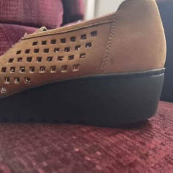 Rieker Anti-Stress Suede Loafers with laser cut out sz. 6 - Picture 4 of 4